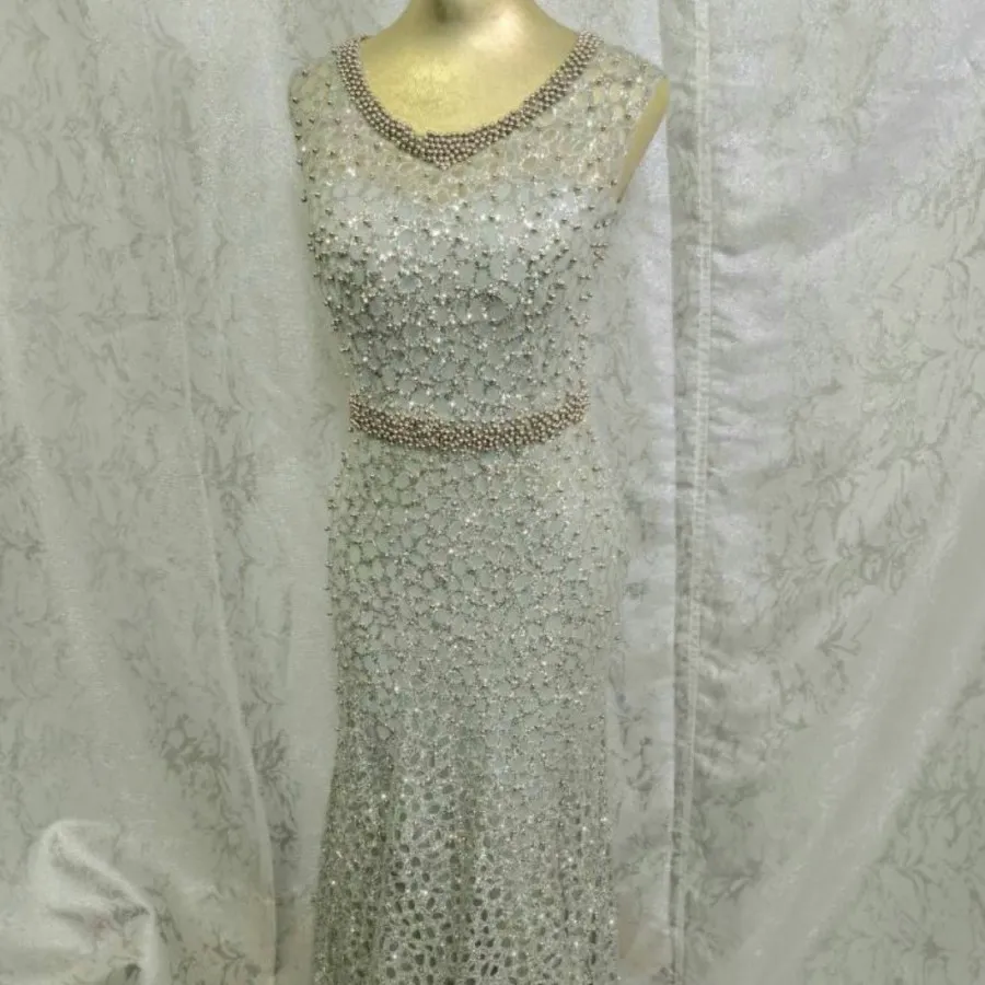 پیراهن مجلسی کار شده