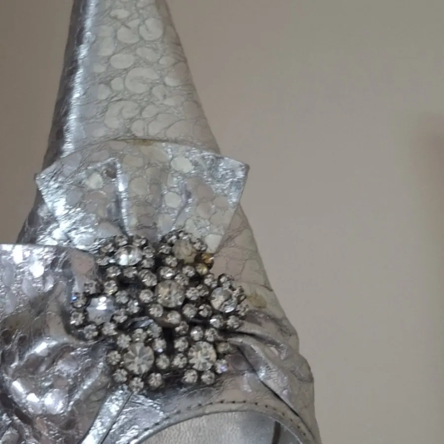 کفش مجلسی نقره ای