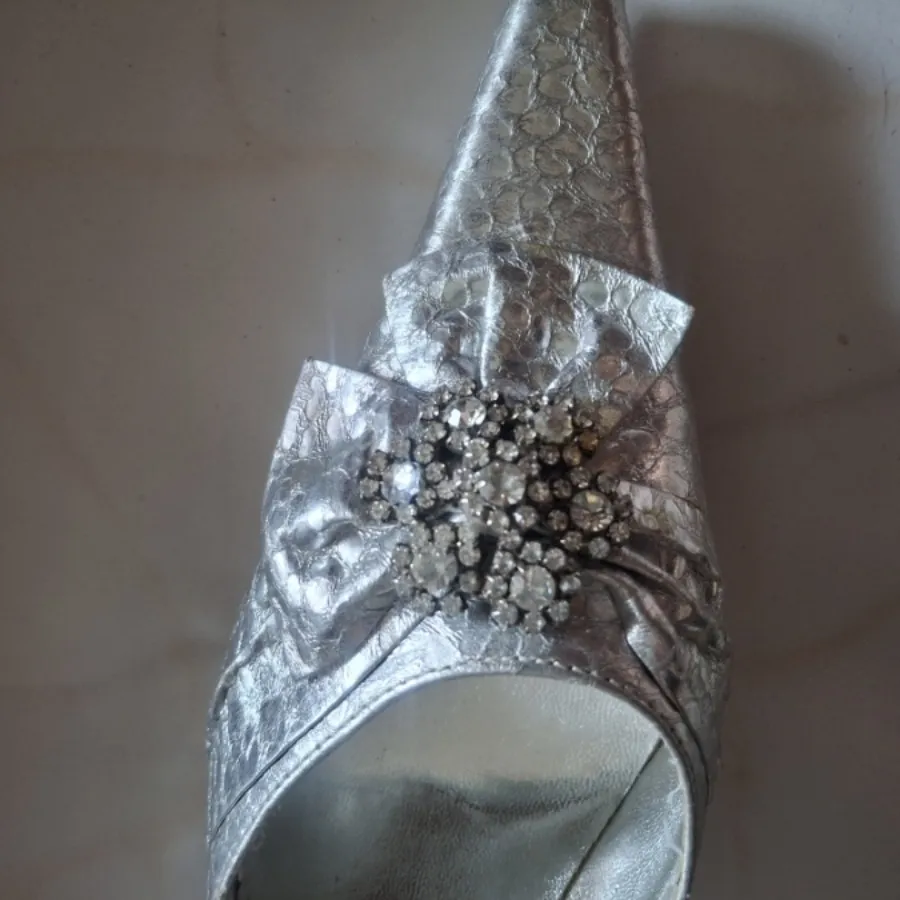 کفش مجلسی نقره ای