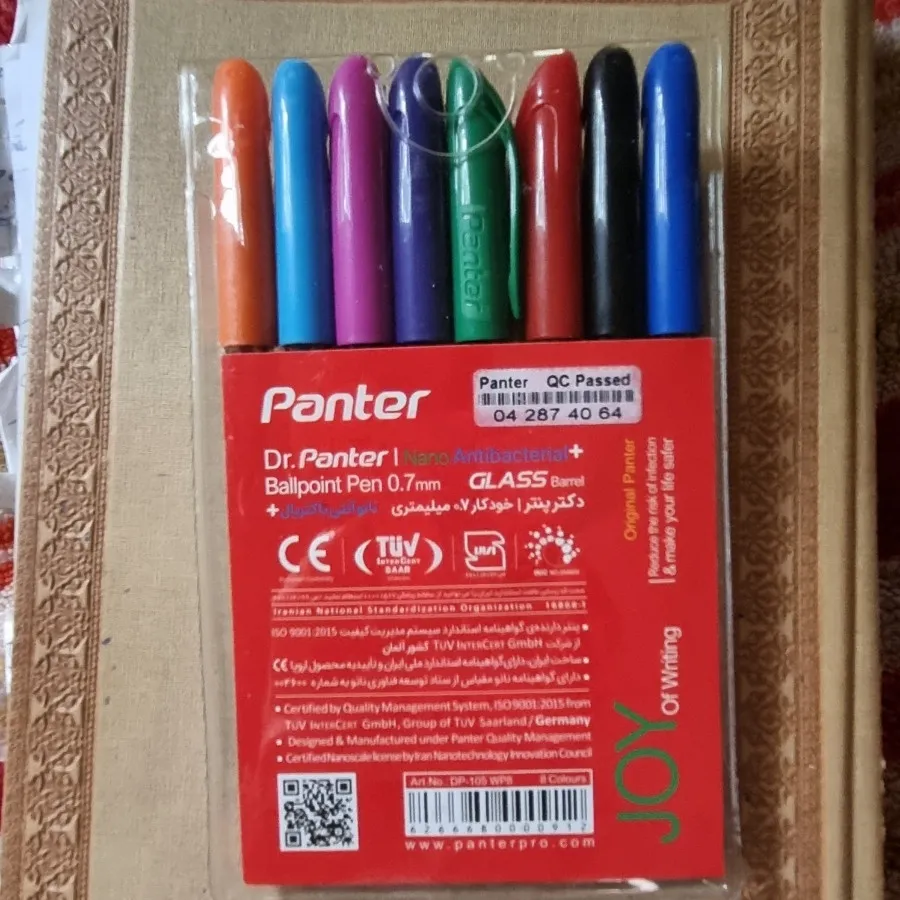 خودکار رنگی 8عددی پنتر آک