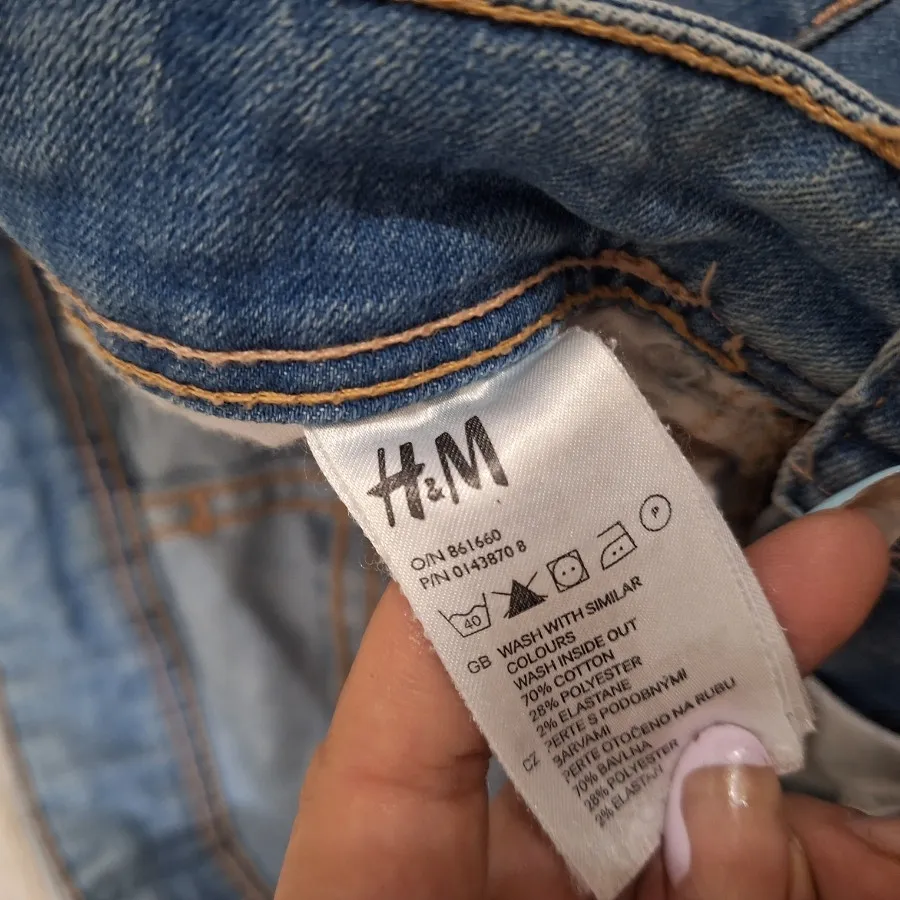 شلوار جین دخترانه h&m