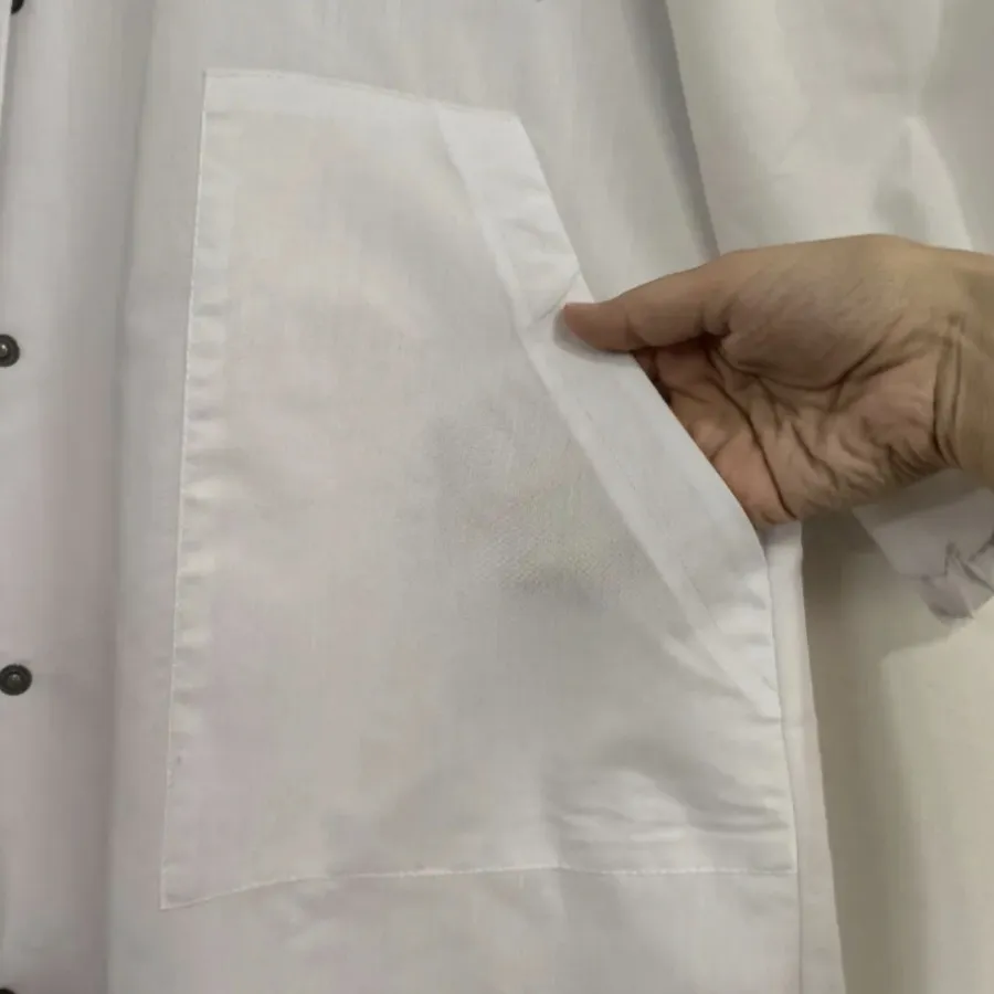 مانتو نخی بلند سفید
