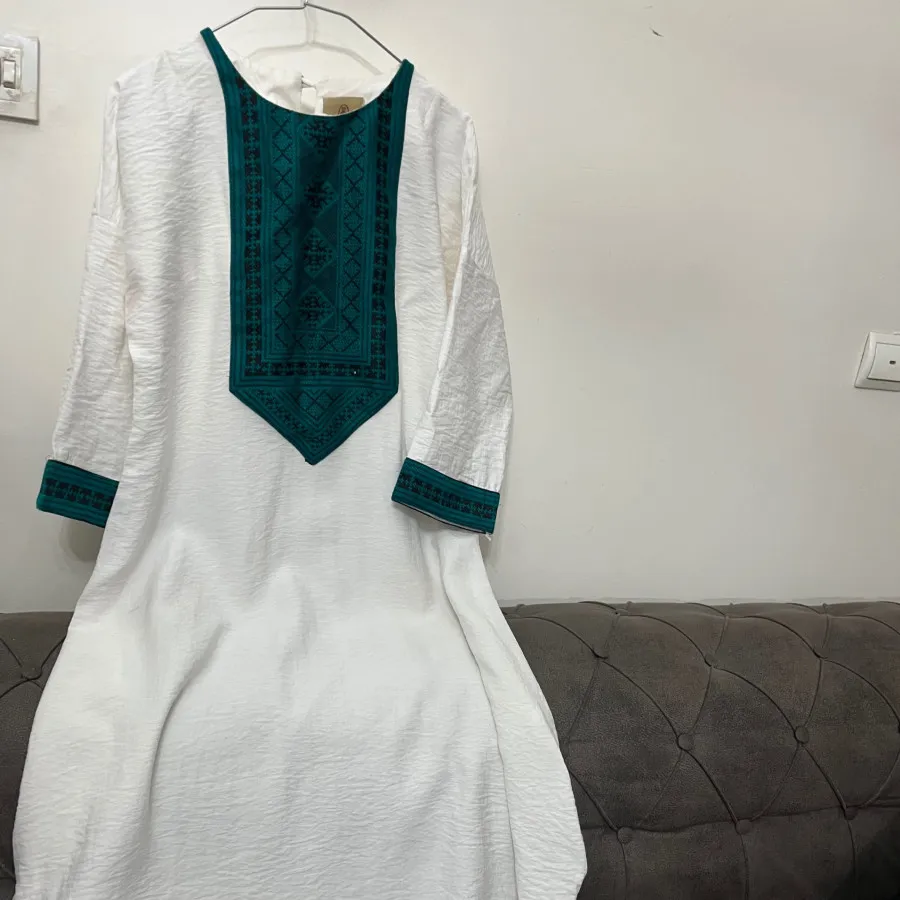پیراهن ساحلی نخی