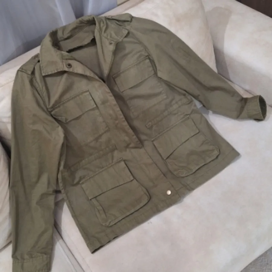 کت کتان سبز وارداتی