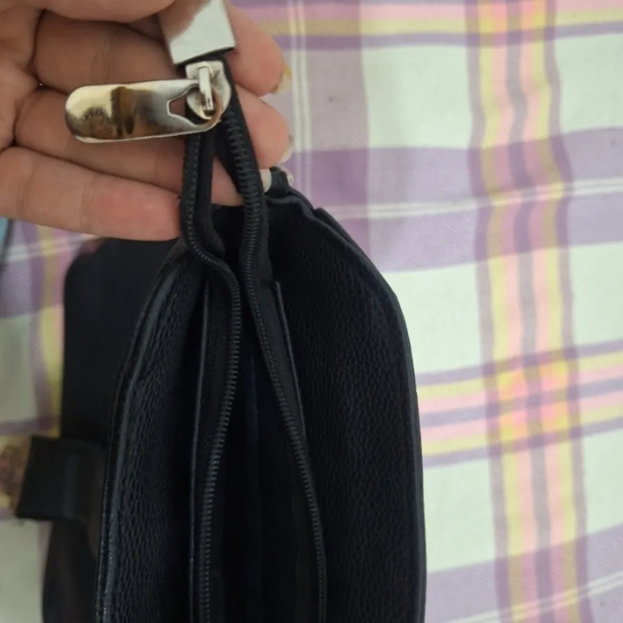 کیف چرم زنانه مشکی