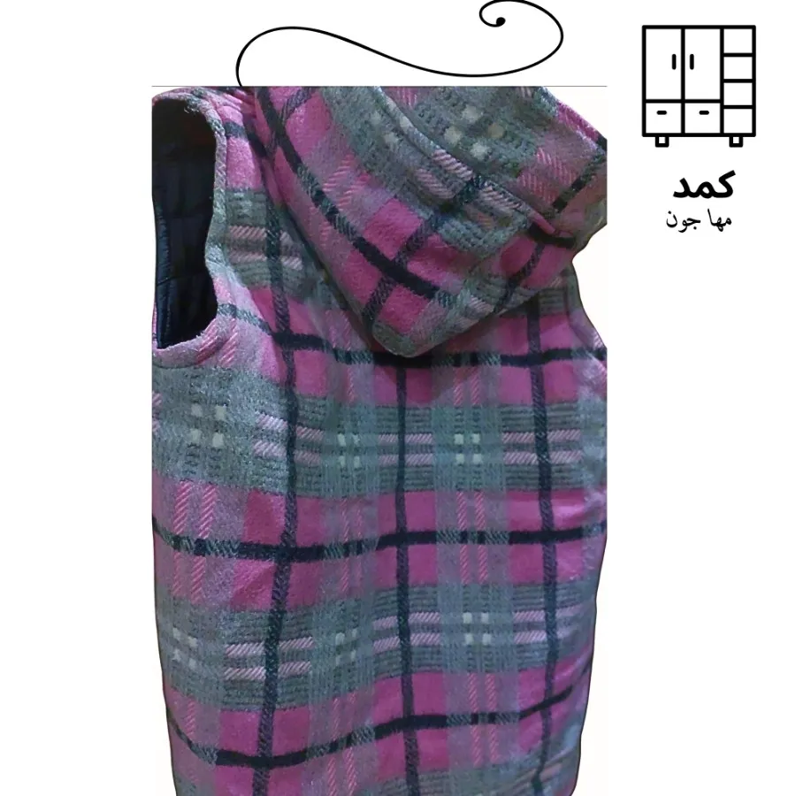 پافر ضخیم کلاه دار دورو