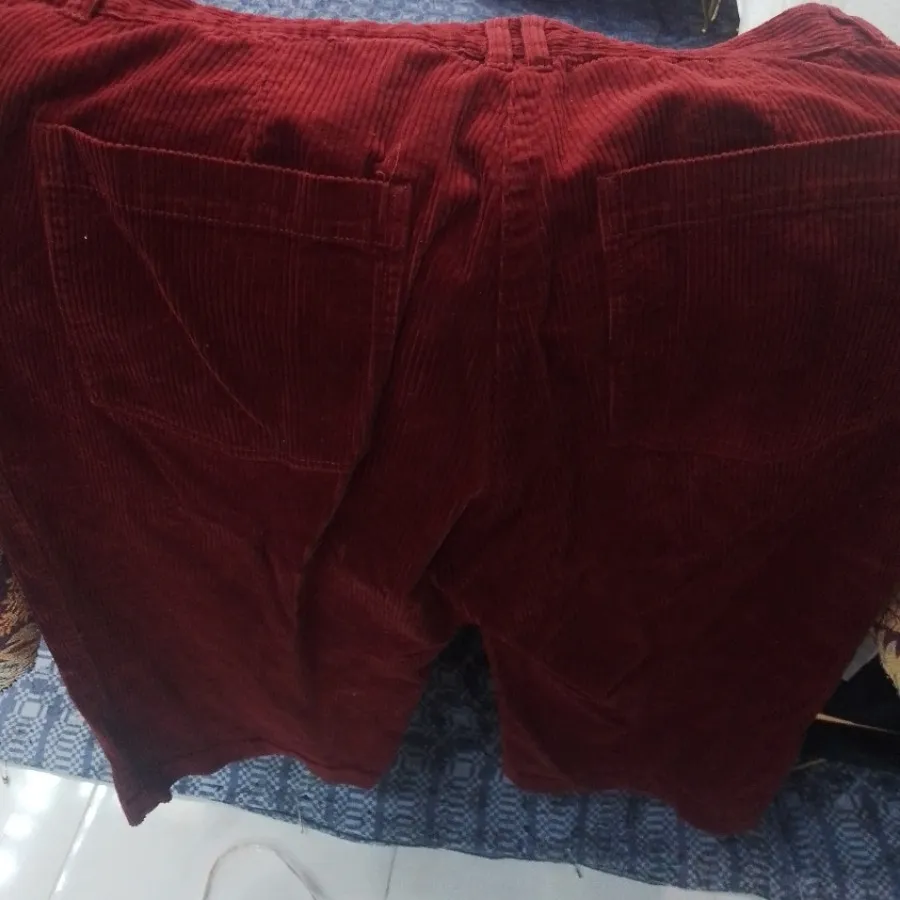 شلوار بگ مخمل برند H&M