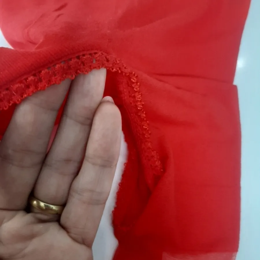 جوراب شلواری فاق باز قرمز
