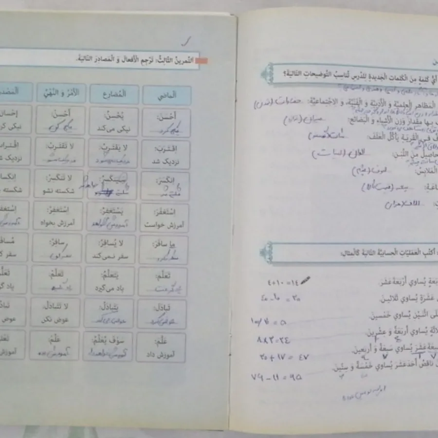 کتاب عربی زبان قرآن دوازد
