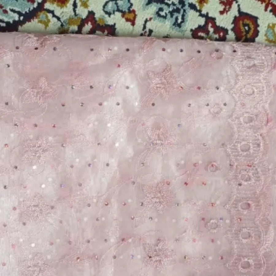 پارچه تور کار شده
