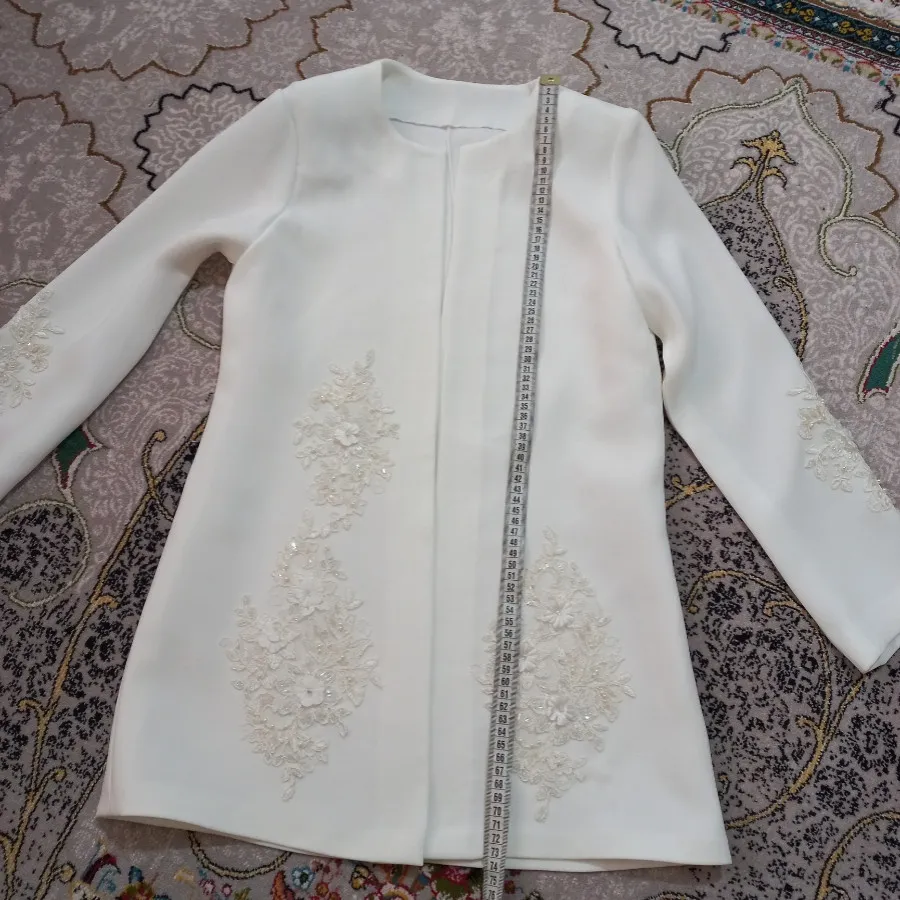 کت و شلوار سفید عقدی