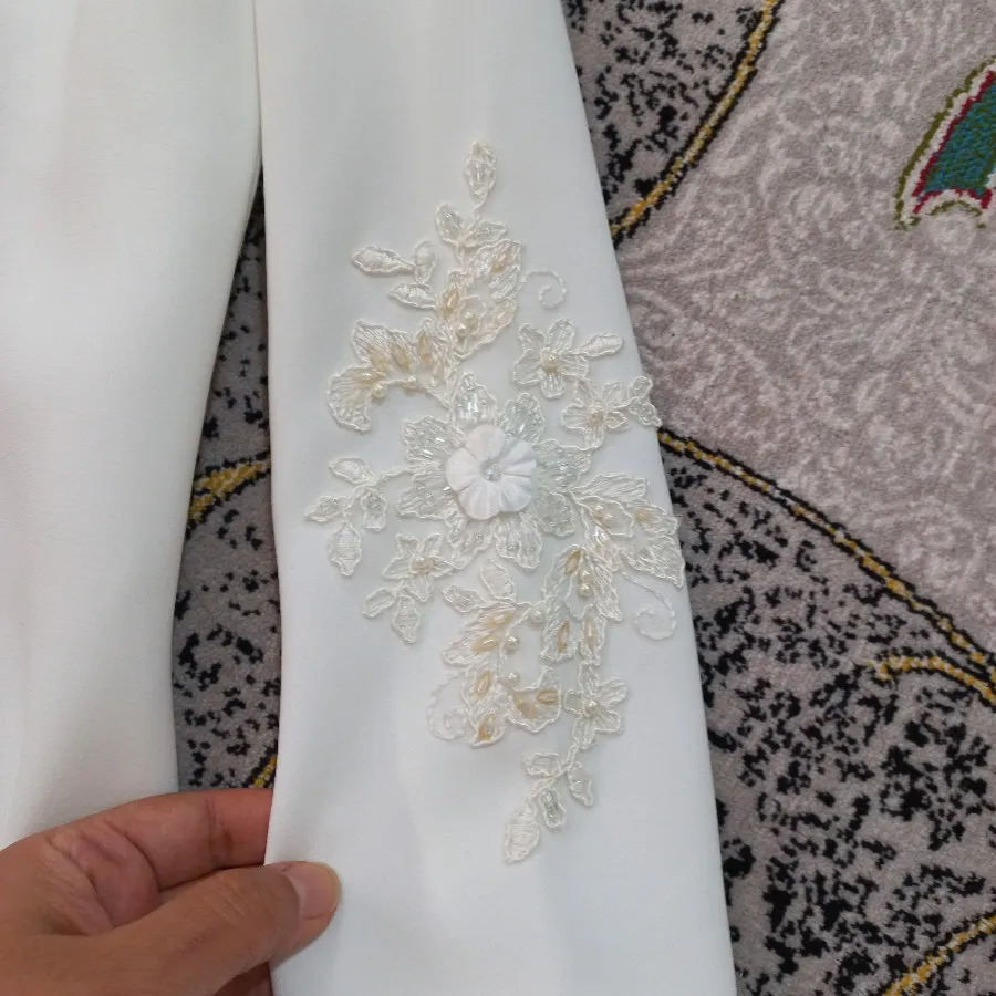 کت و شلوار سفید عقدی