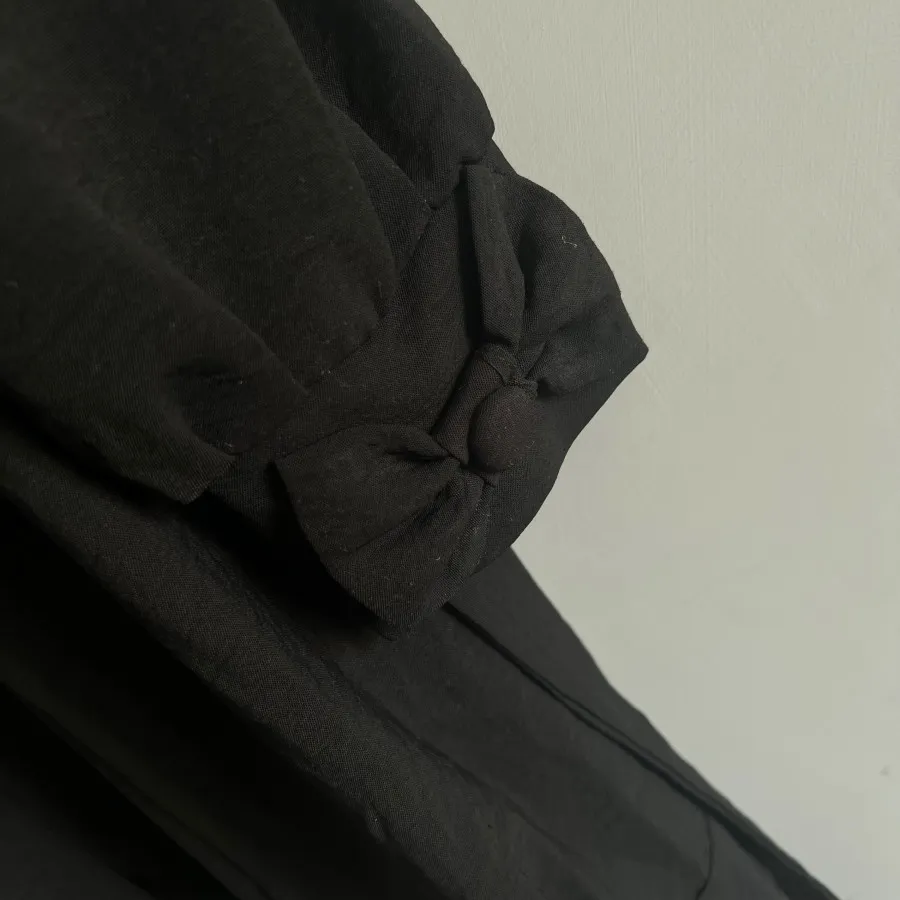 مانتو عروسکی مشکی