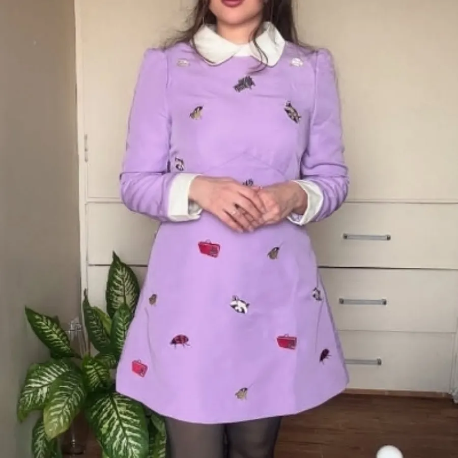 پیراهن وارداتی گلدوزی‌شده