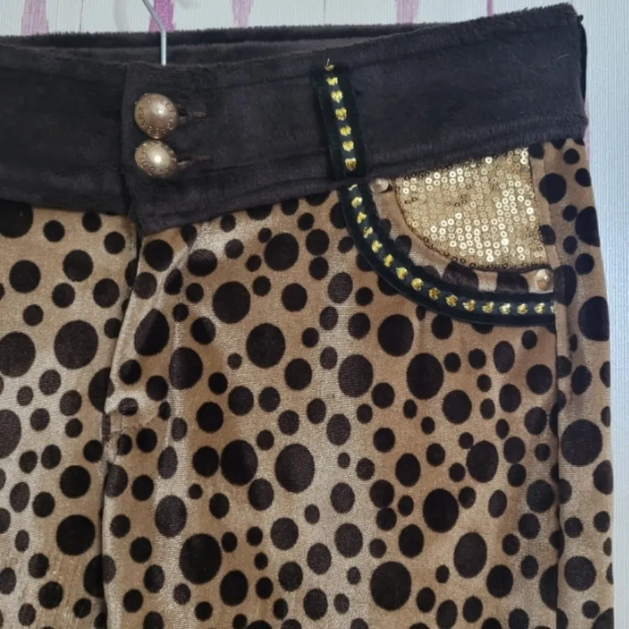 شلوار مخمل کتان D&G