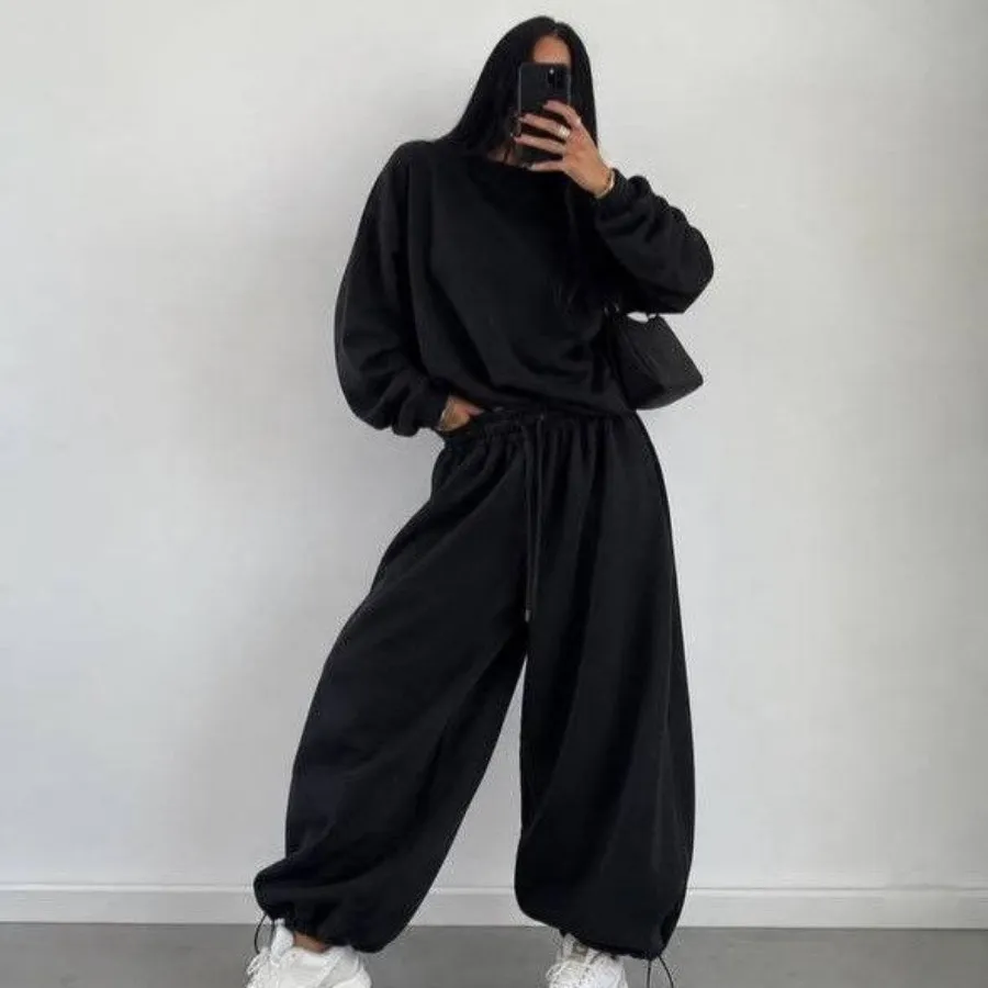 هودی و شلوار بگ