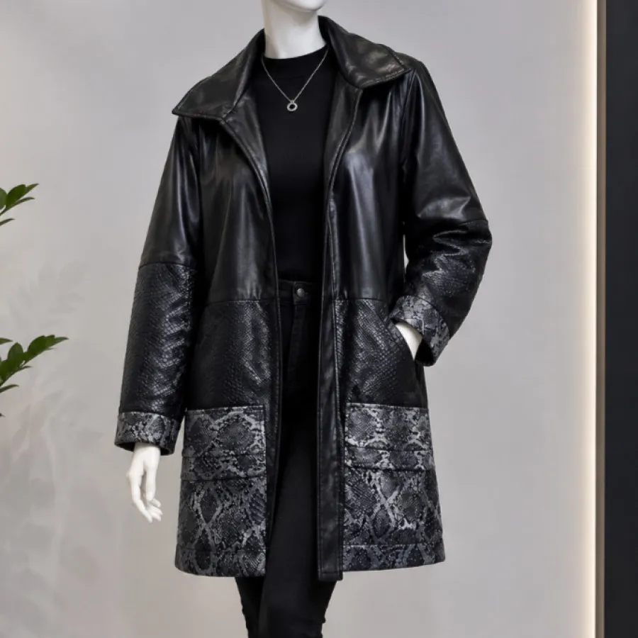 کت چرم برند forever 21