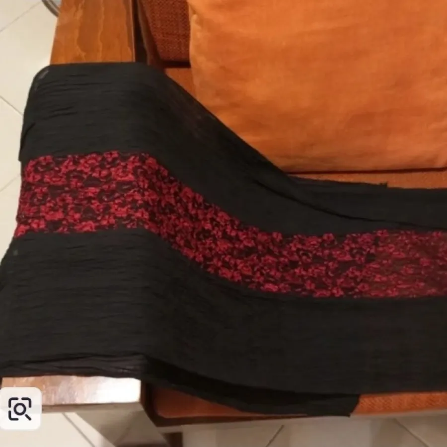 شال توری گلدوزی