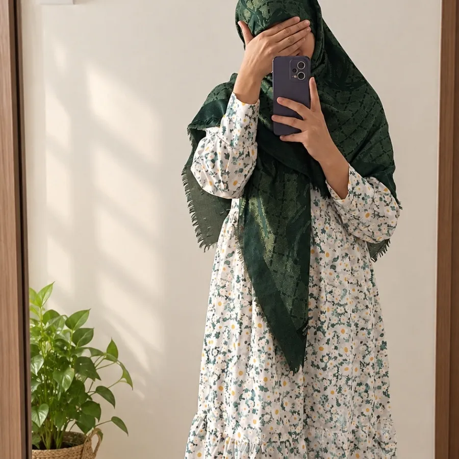 پیراهن گلدار بابونه
