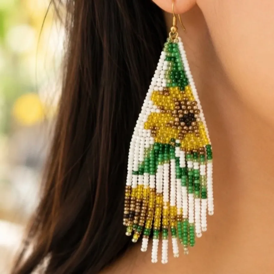 گوشواره آفتاب گردان خیال
