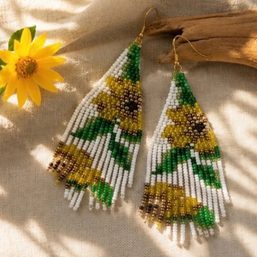گوشواره آفتاب گردان خیال