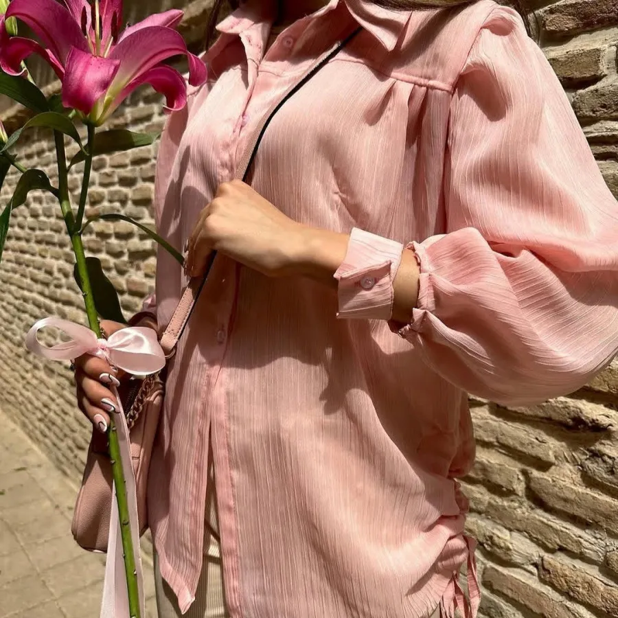 شومیز صورتی