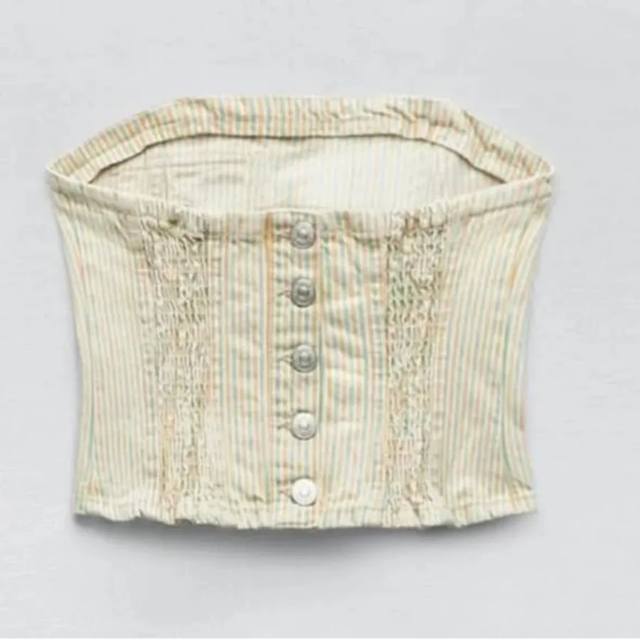 کراپ جین وارداتی zara