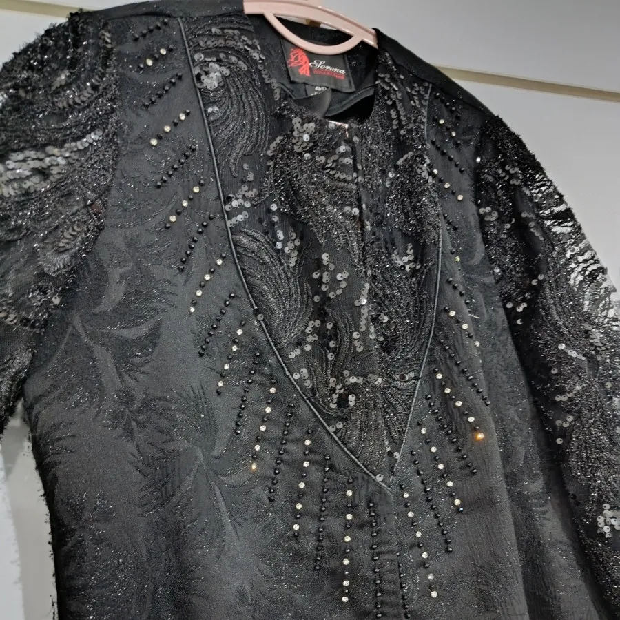 مانتو مجلسی مشکی