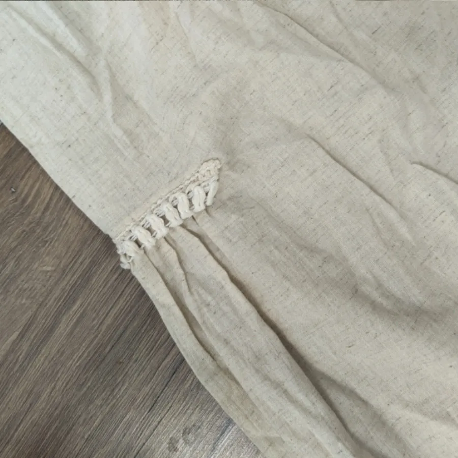 شلوار لینن فول بگ