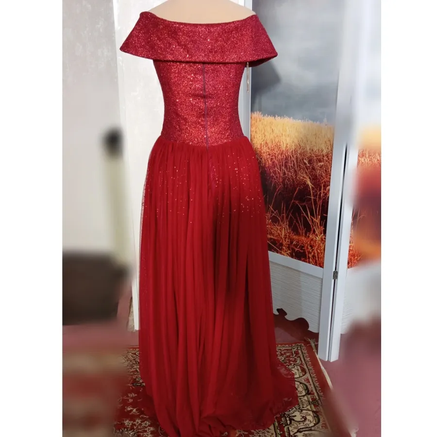 لباس مجلسی بلند شنی زر دا