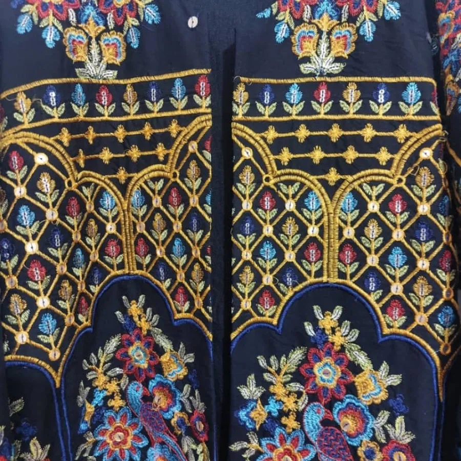 مانتو سوزن دوزی شده
