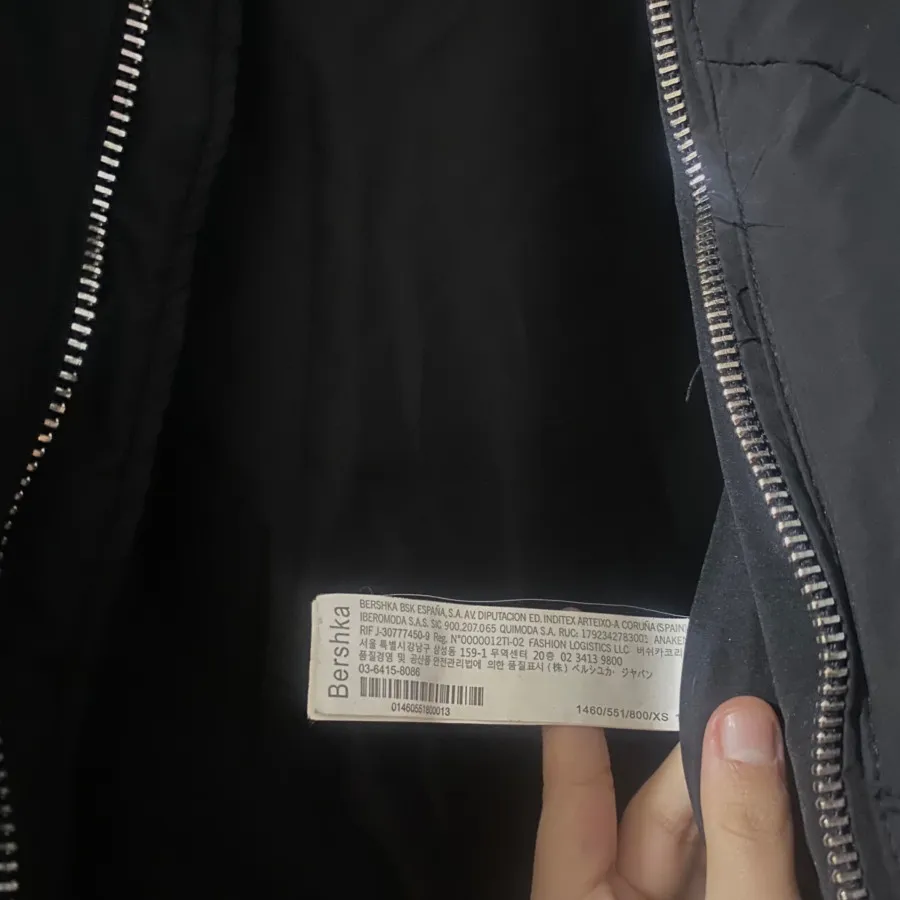 کاپشن پافر bershka
