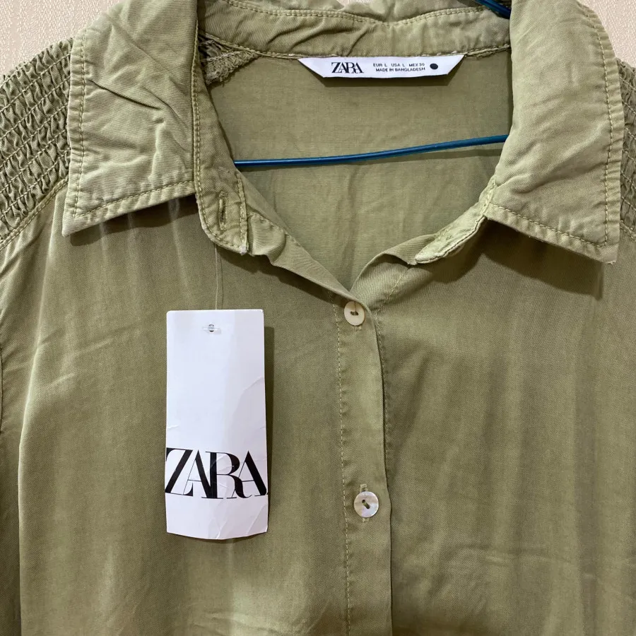 پیراهن سبز زارا