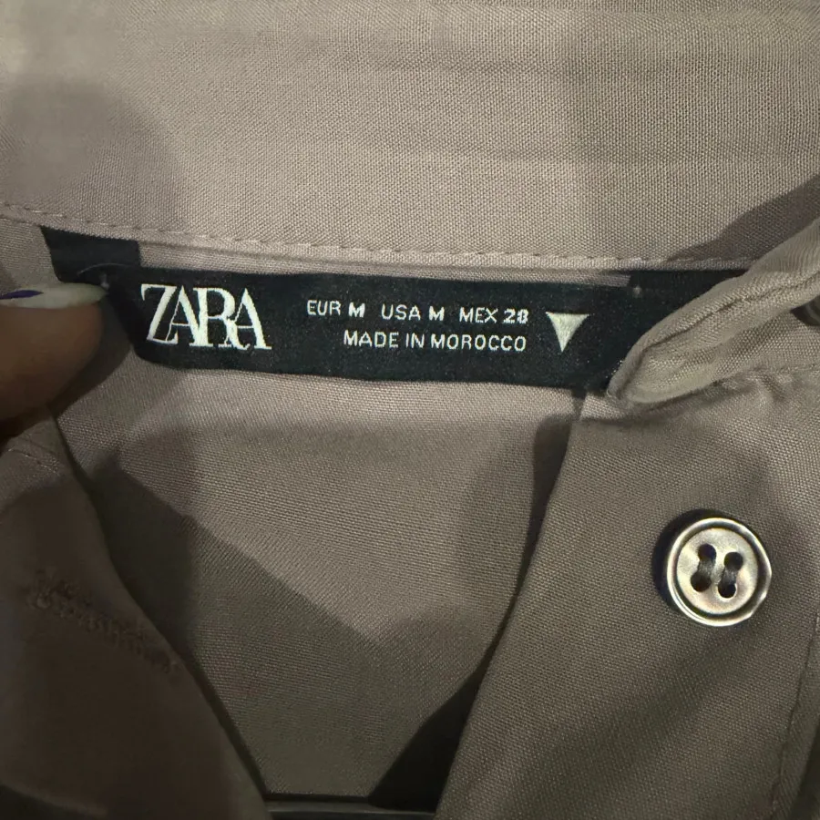شومیز سیلک یاسی ZARA