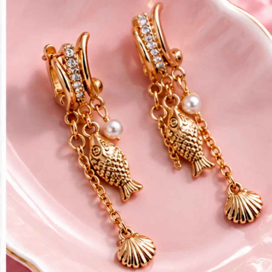 گوشواره ماهی فشن