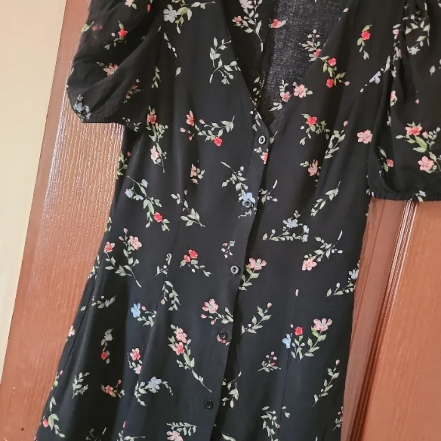 پیراهن کوتاه فلورال H&M