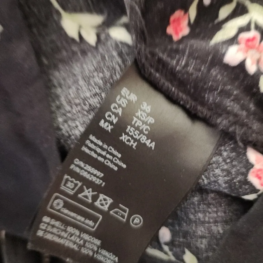 پیراهن کوتاه فلورال H&M