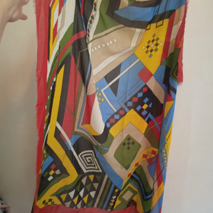 روسری نخی خوشرنگ