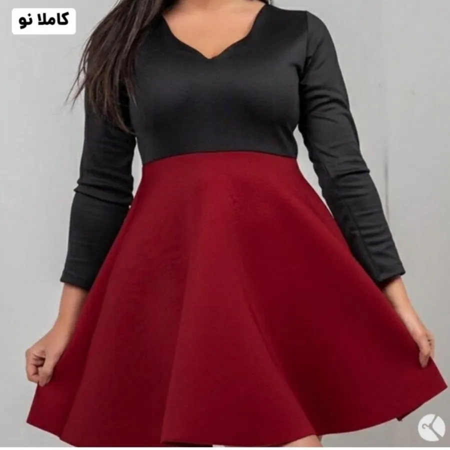 تونیک مجلسی زرشکی