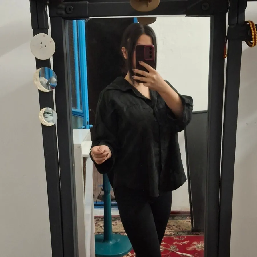 مانتو مشکی تابستانه