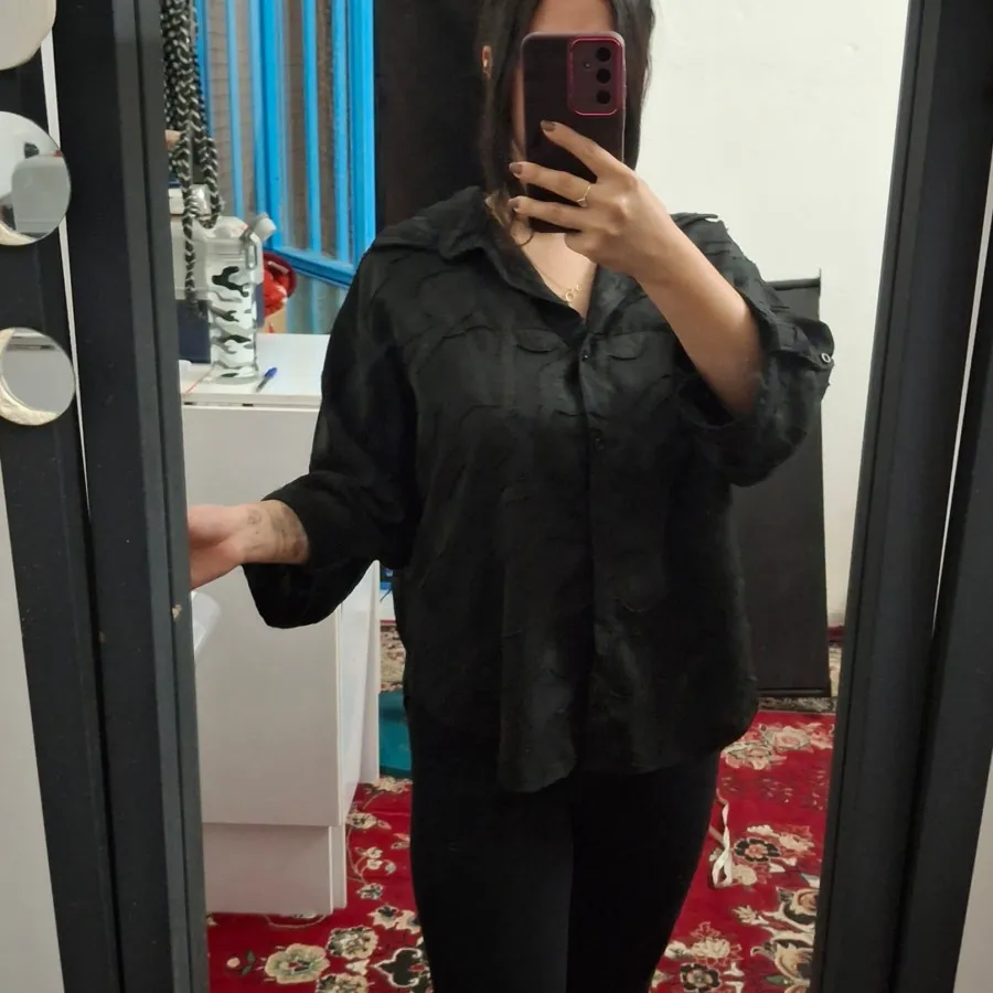 مانتو مشکی تابستانه