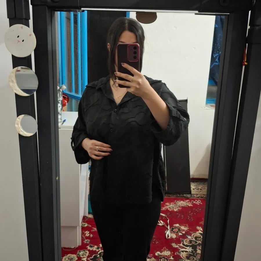 مانتو مشکی تابستانه