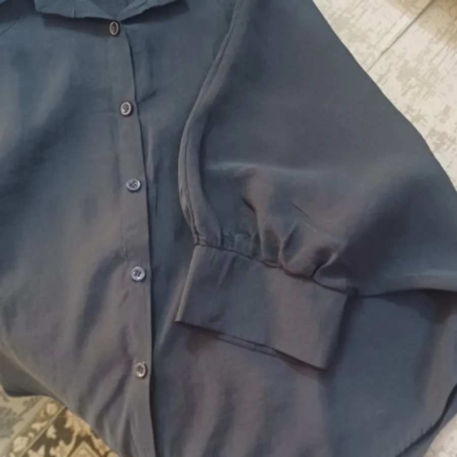 شومیز سورمه ای