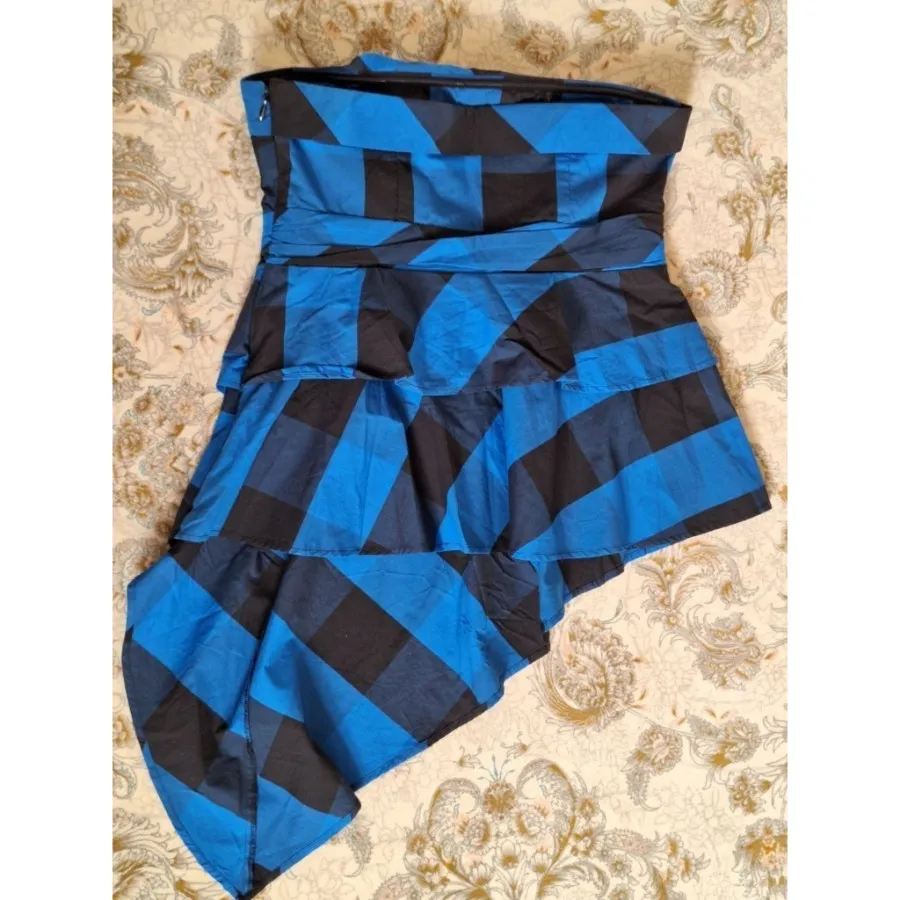 تاپ چهارخونه دکلته خارجی