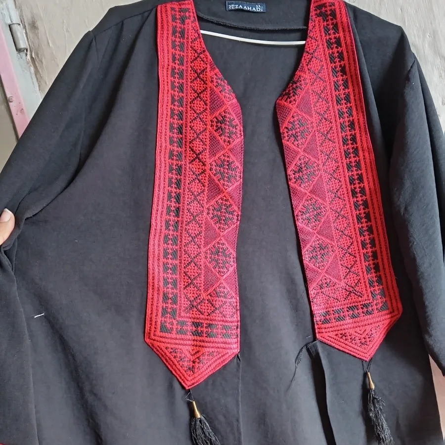 مانتو جلو باز مکرومه