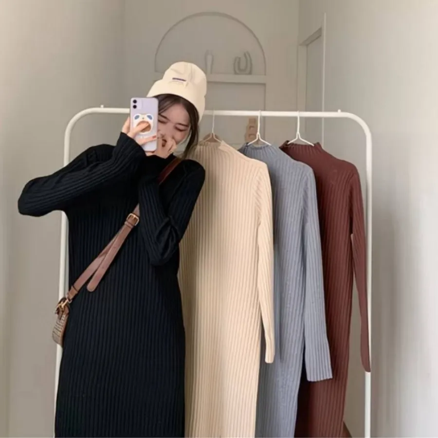 پیراهن بافت بلند گرم
