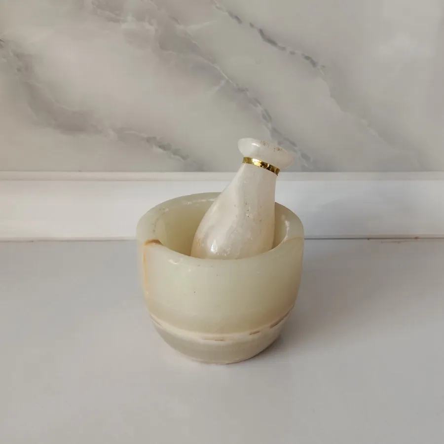 هاون مرمر سنگی