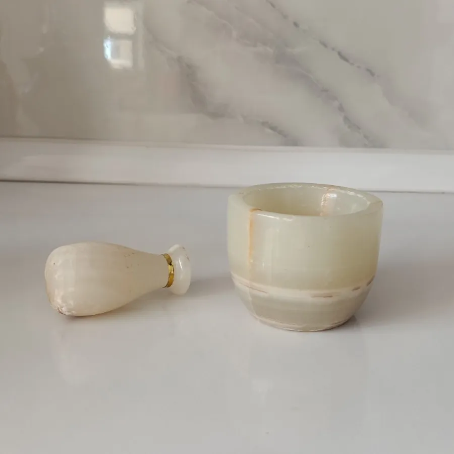 هاون مرمر سنگی