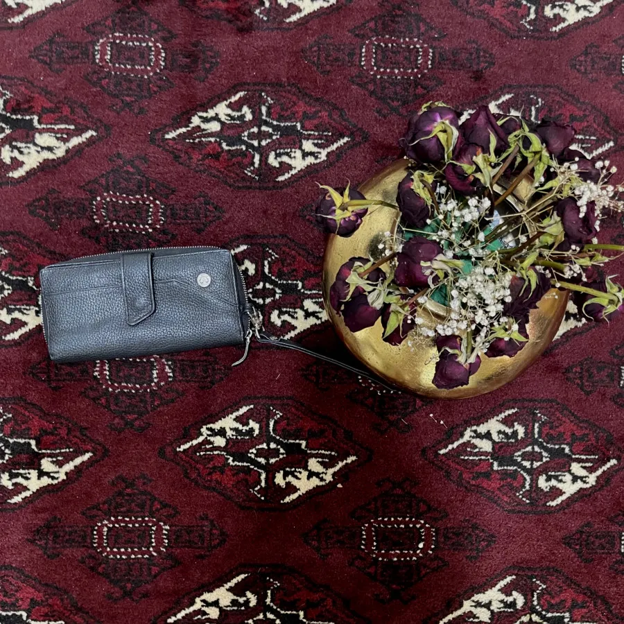 کیف پول چرم خورشید