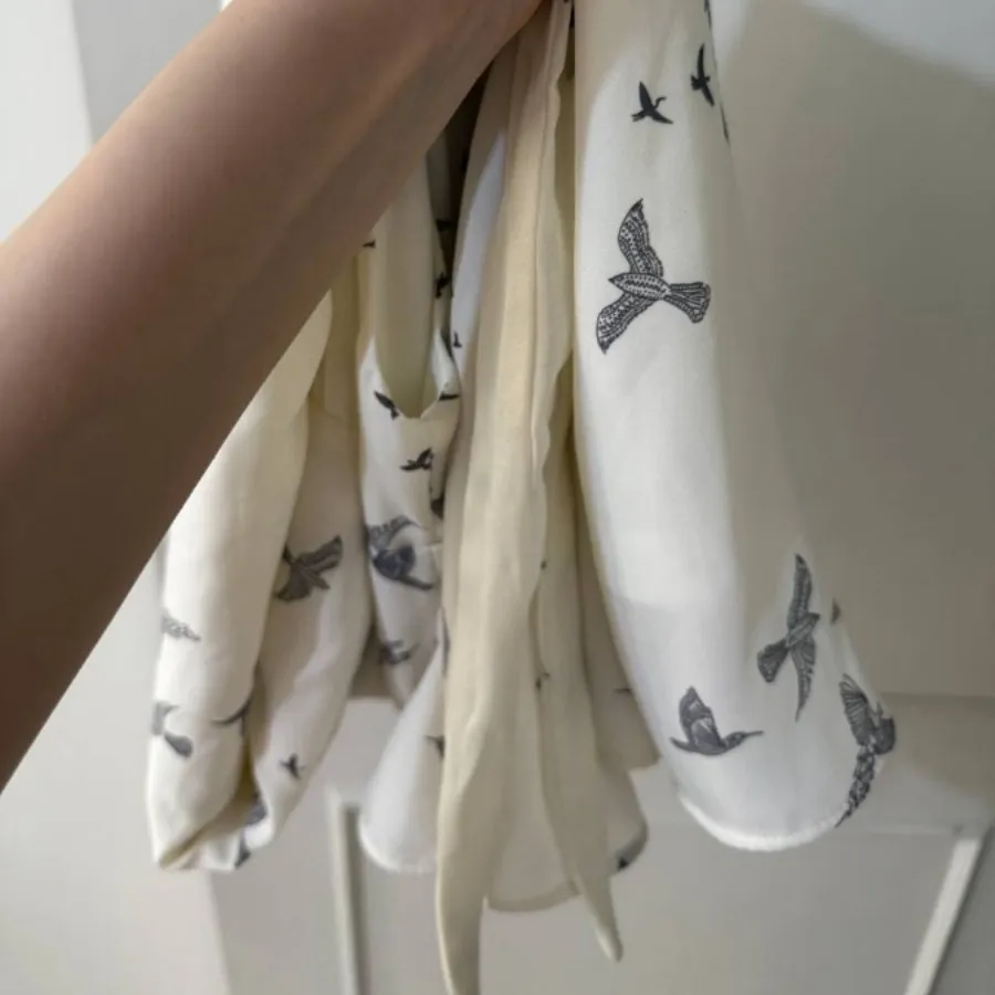 پیراهن سفید بلند برندH&M
